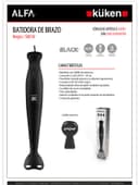BATIDORA BRAZO 500W NEGRA KUKEN imagen 2